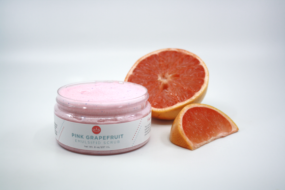 Grapefruit Emulsified Sugar Scrub (Large- 8 oz)