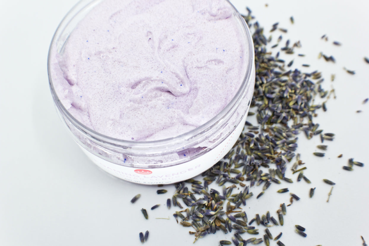 Foaming Lavender Sugar Scrub (Large- 8 oz)