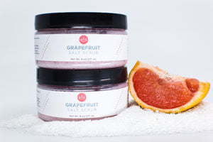Grapefruit Salt Scrub (Large- 8 oz)