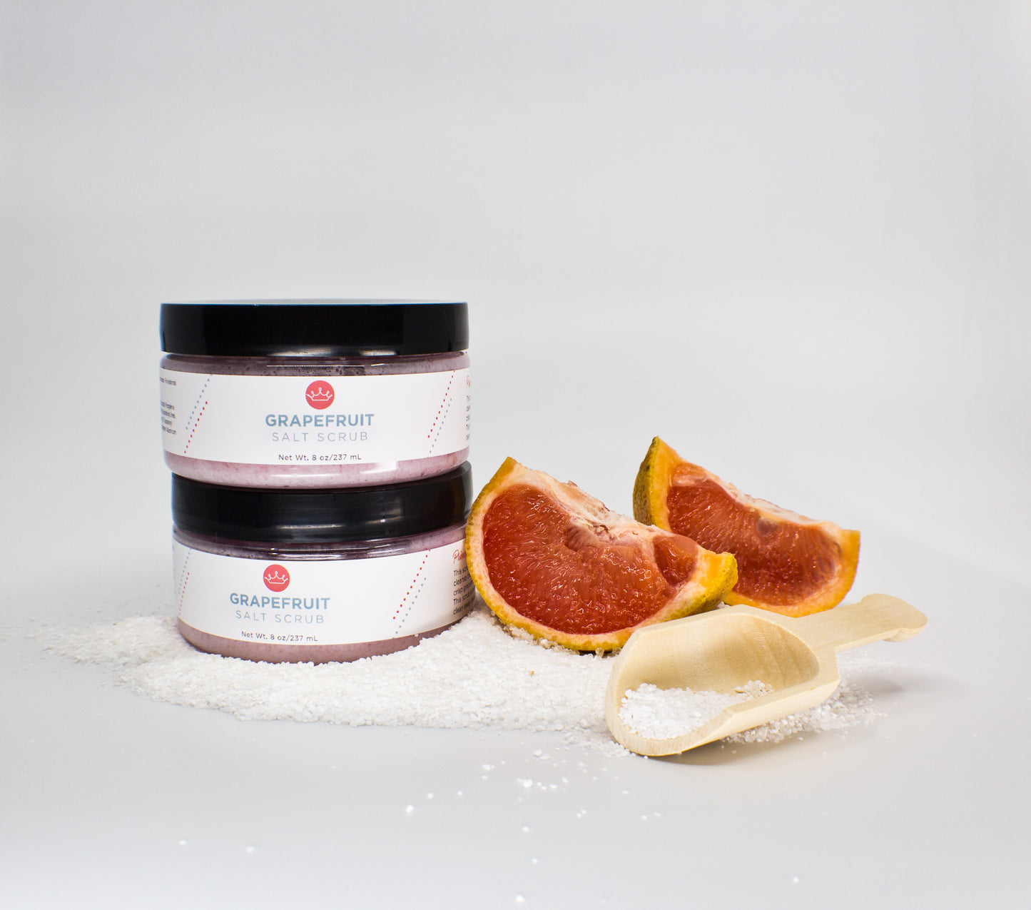 Grapefruit Salt Scrub (Large- 8 oz)