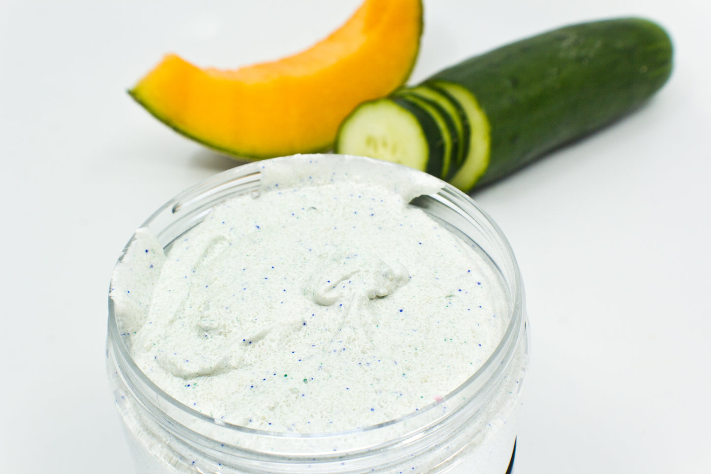 Foaming Cucumber Melon Sugar Scrub (Large- 8 oz)