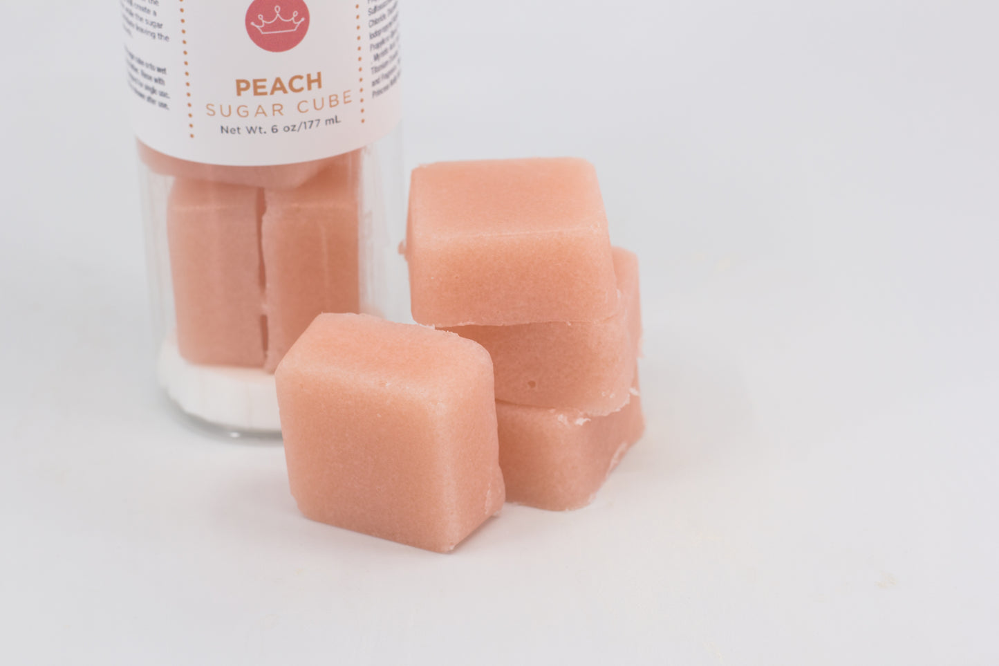 Georgia Peach Sugar Cubes
