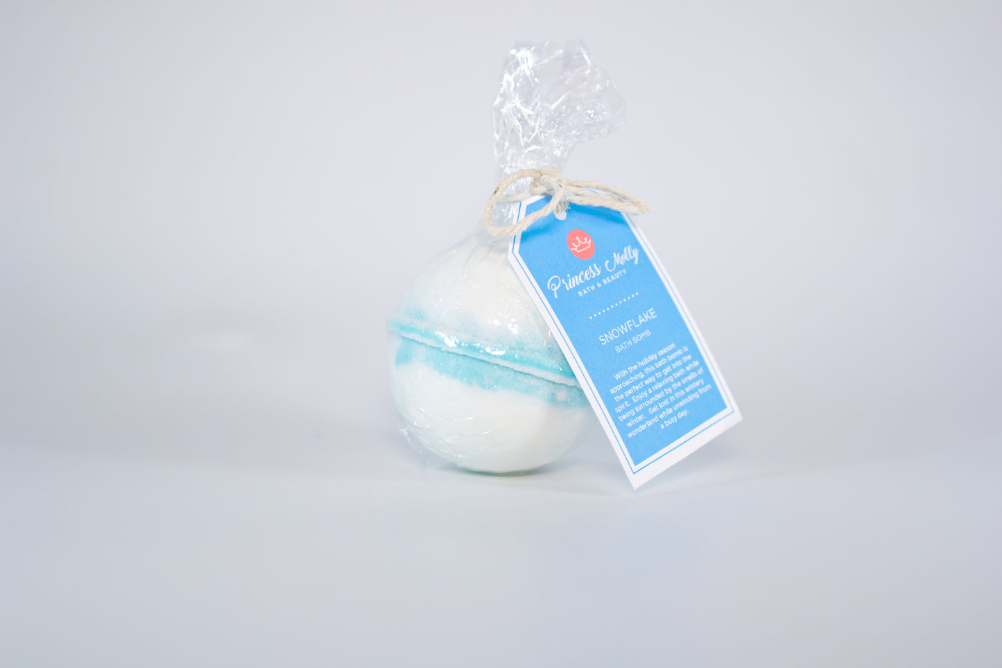 ❄️ SNOWFLAKE BATH BOMB