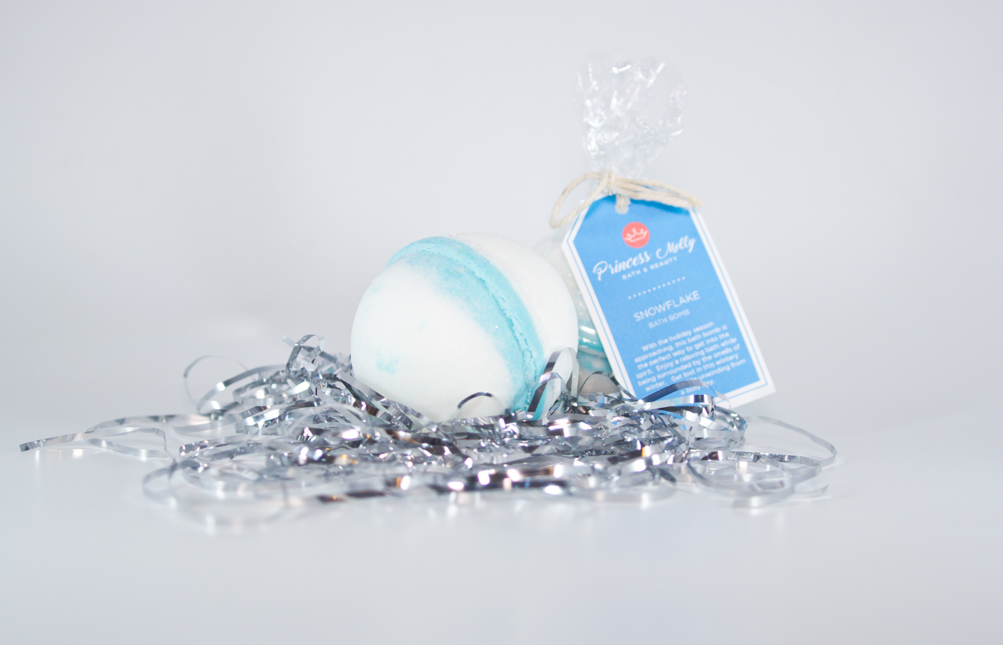 ❄️ SNOWFLAKE BATH BOMB